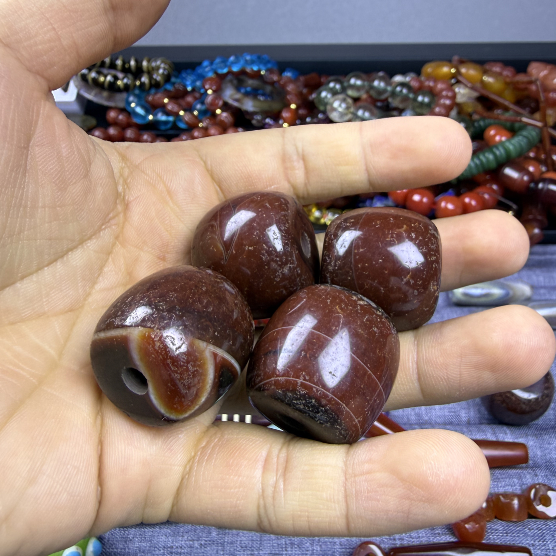 天然玛瑙 细密纹理