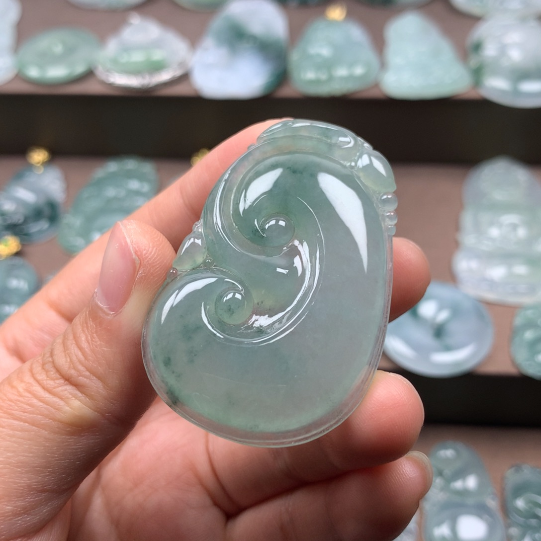 颈饰未镶嵌翡翠S*天然翡翠