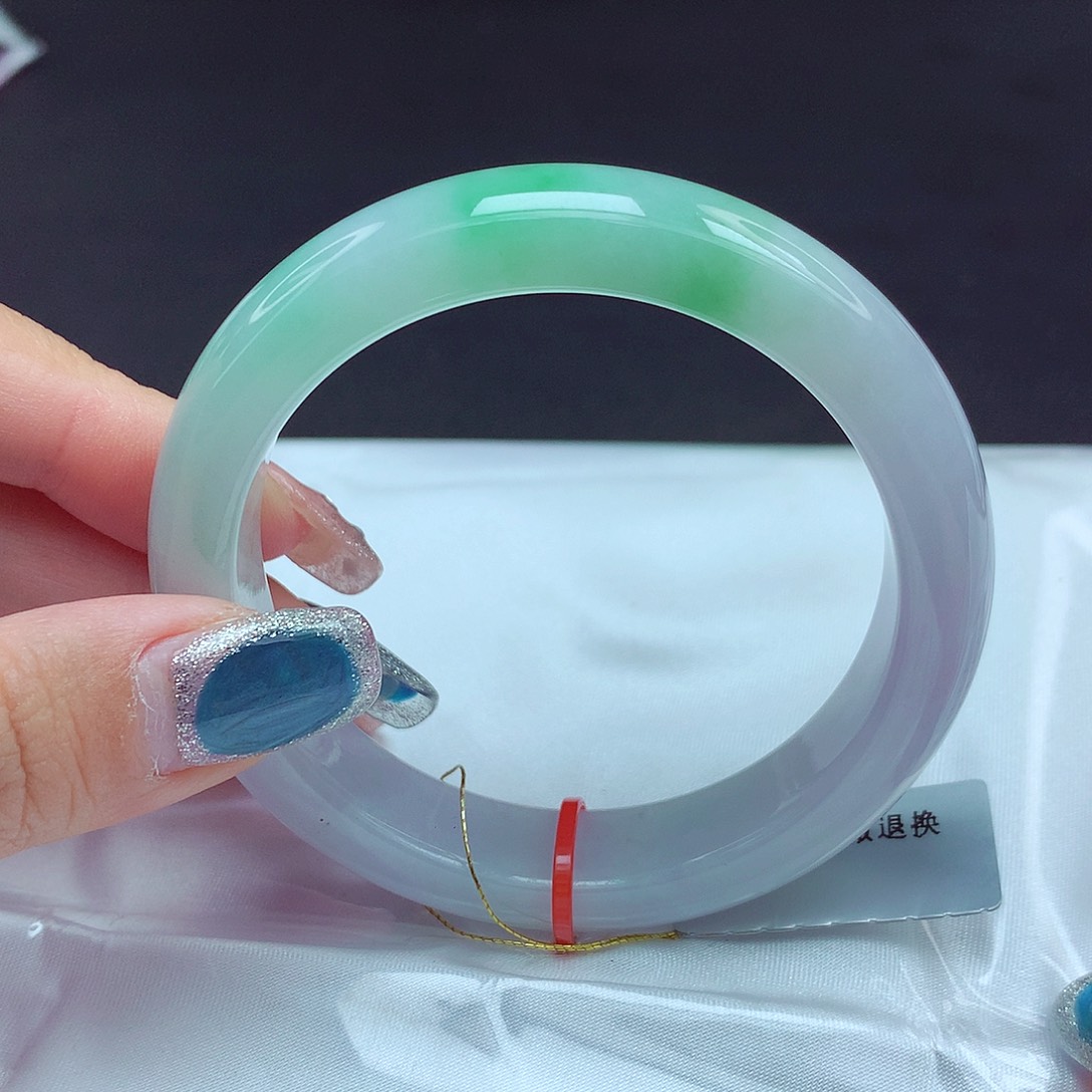 未镶嵌手镯翡翠55圈849