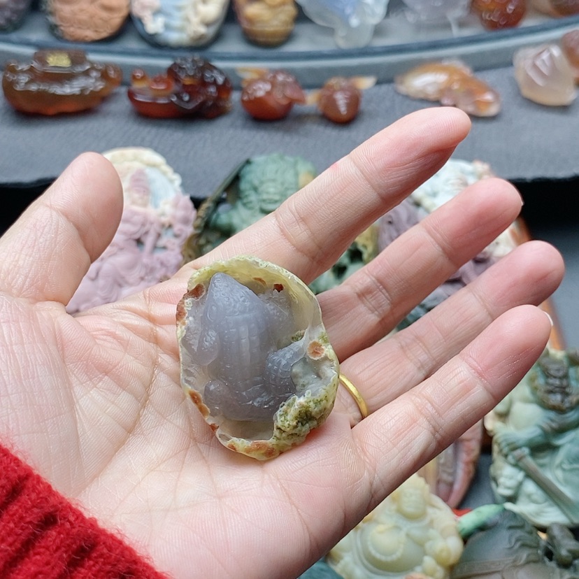 【闪购商品】未镶嵌吊坠定制玛瑙