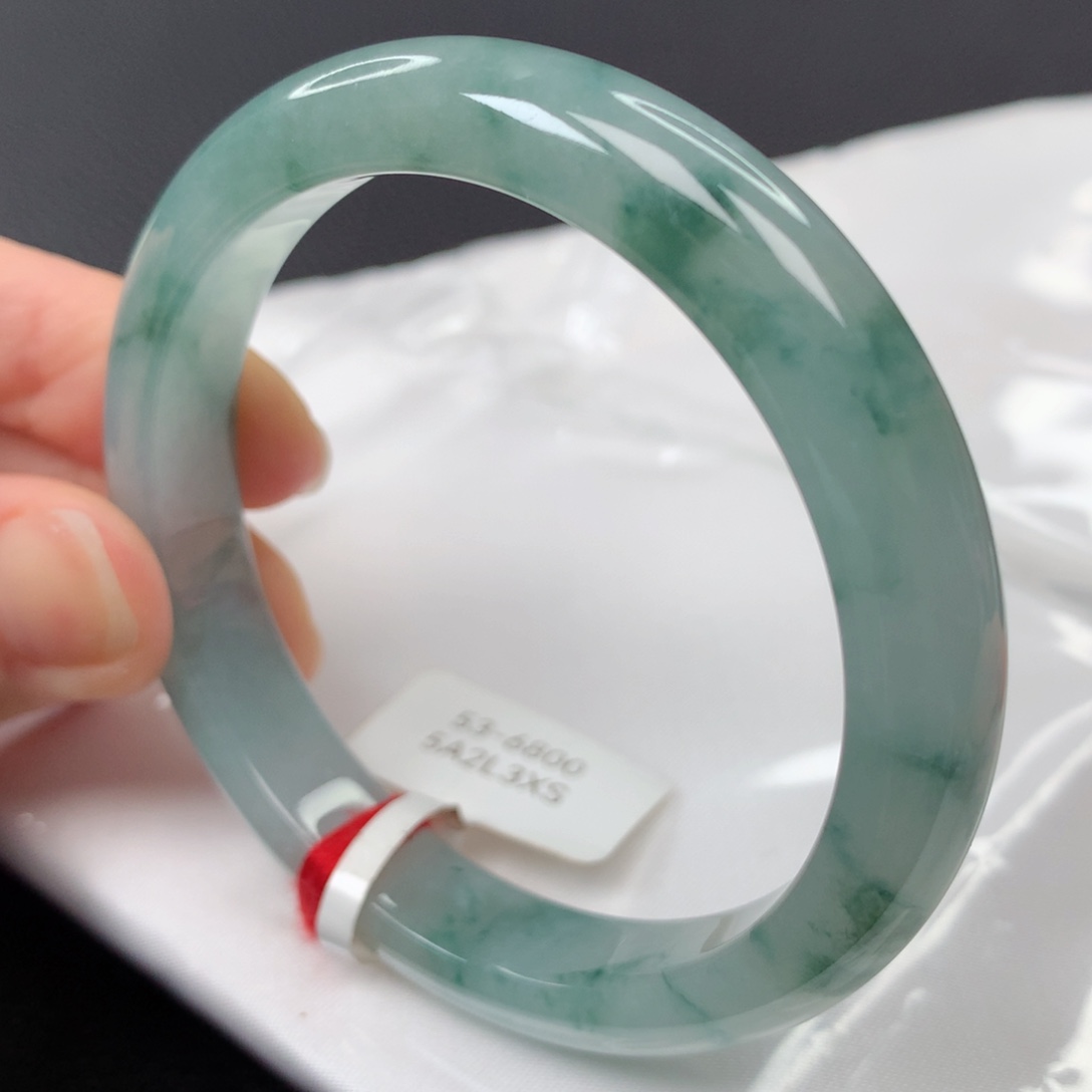 【闪购商品】翡翠手镯未镶嵌40号正圈xs53