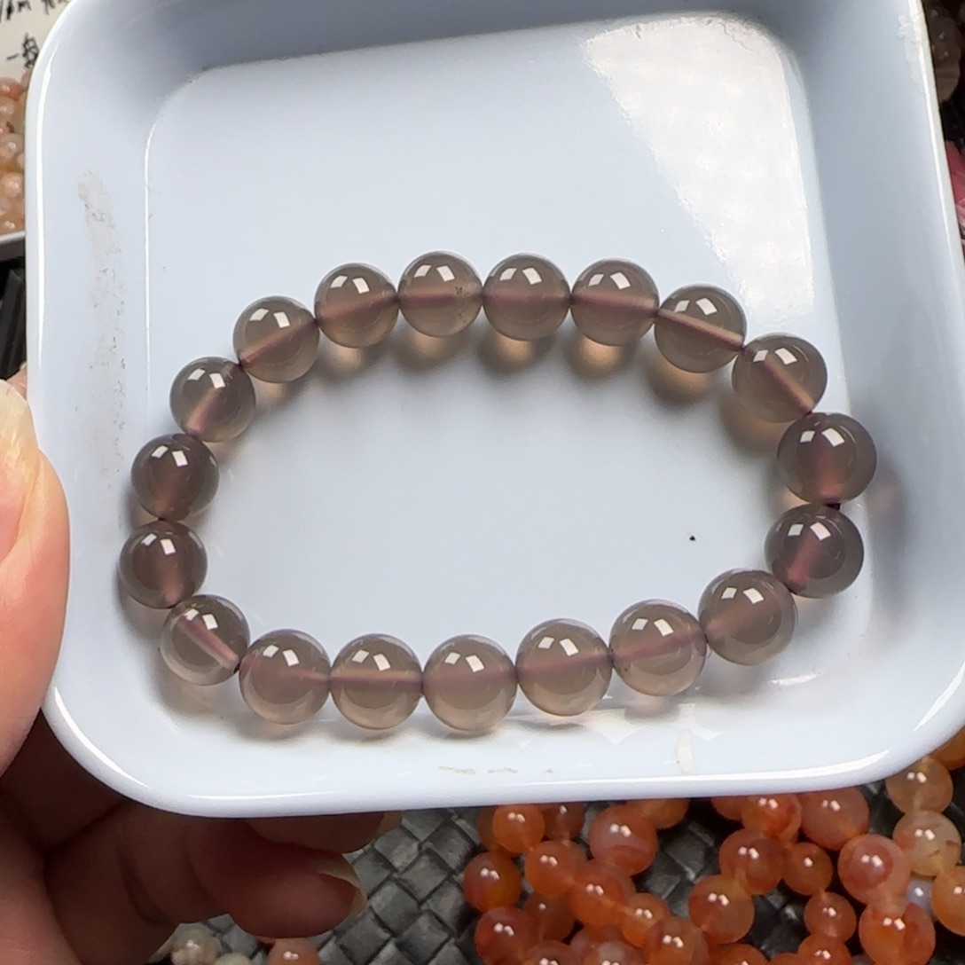 未镶嵌玛瑙/玉髓珠宝半成品