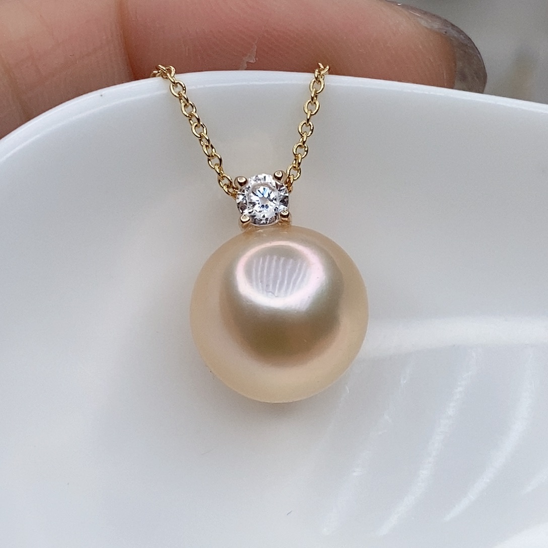 淡水珍珠颈饰银S925镶嵌