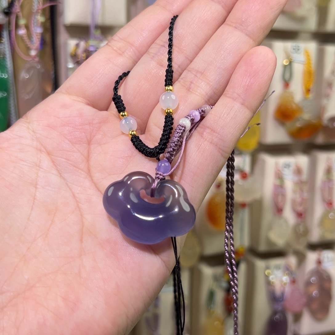 草***芙玛瑙/玉髓未镶嵌吊坠(赠链)