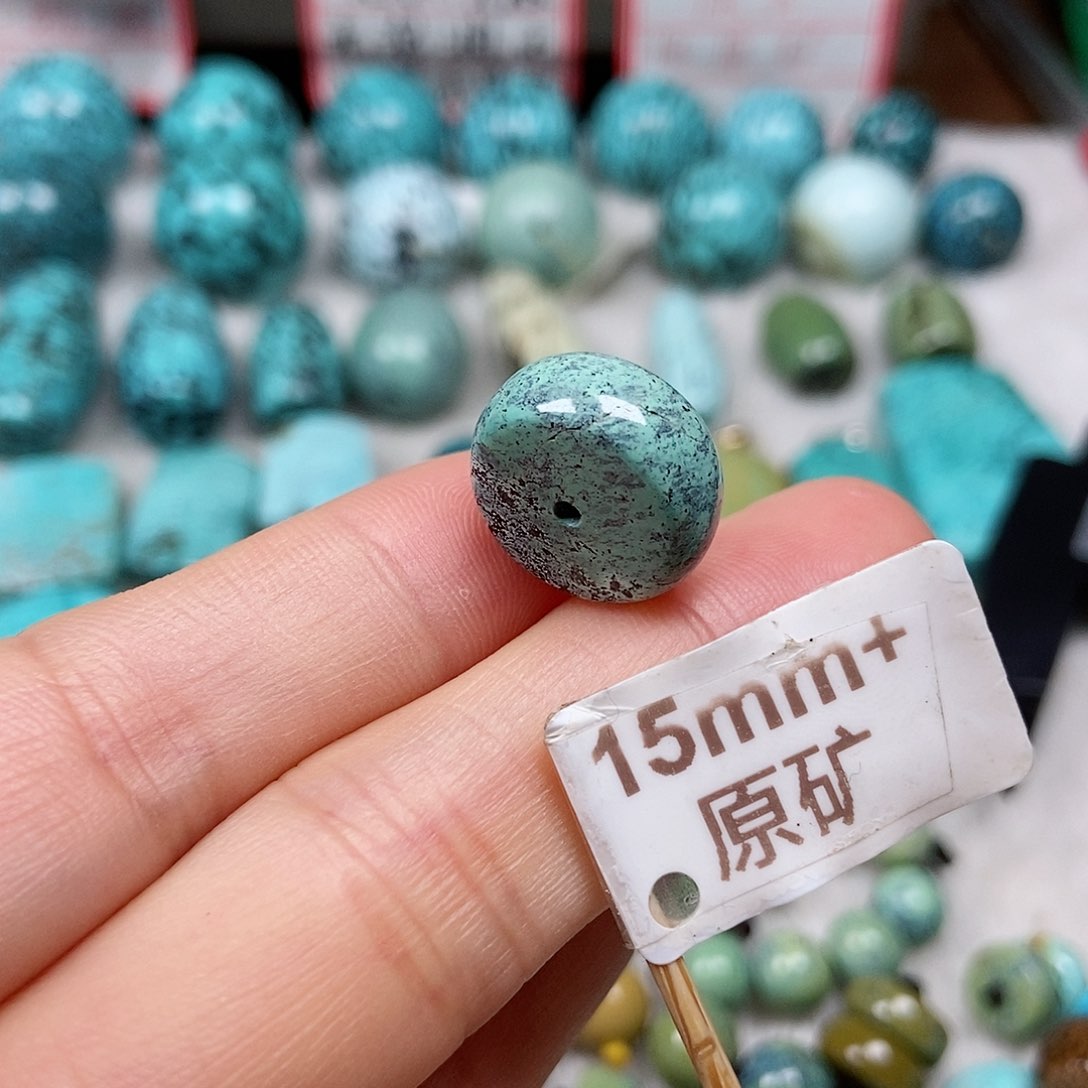 绿松石未镶嵌珠宝半成品