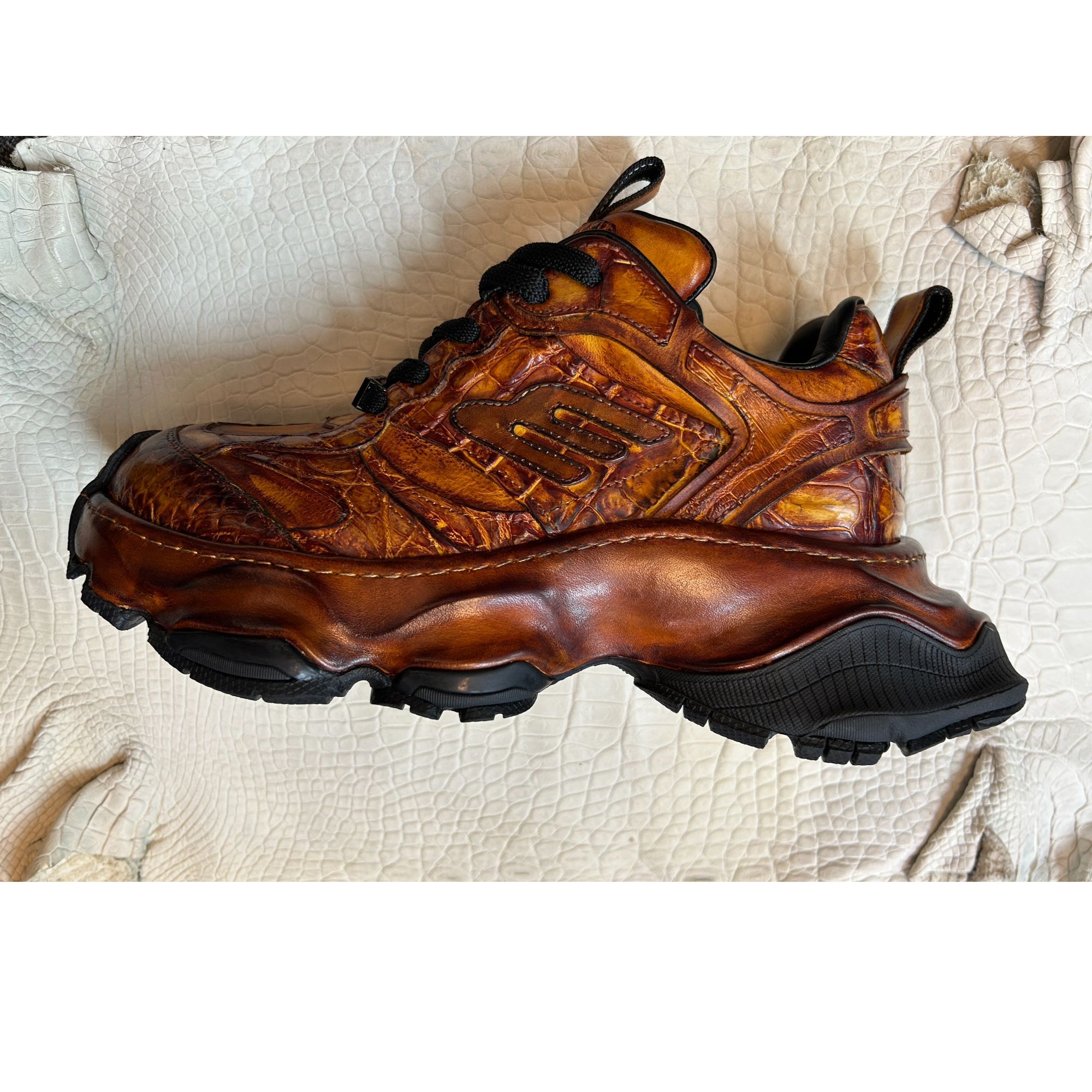 2025最新款真皮鞋 手工察色老爹鞋经典款