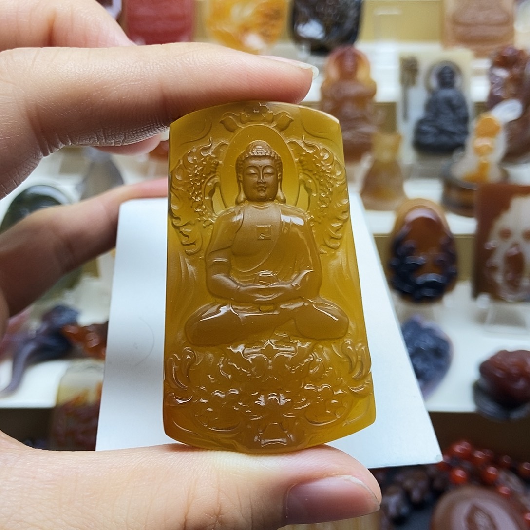 幽***默玛瑙/玉髓未镶嵌颈饰