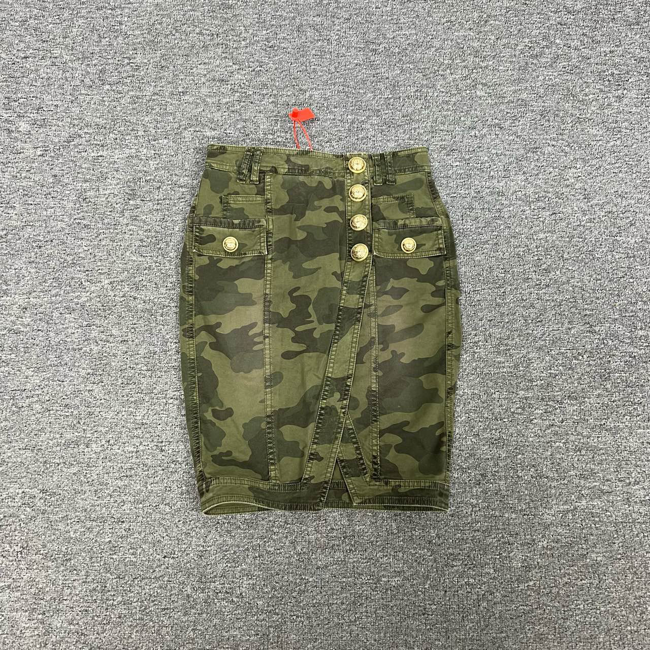 balmain 巴尔曼 迷彩半身短裙