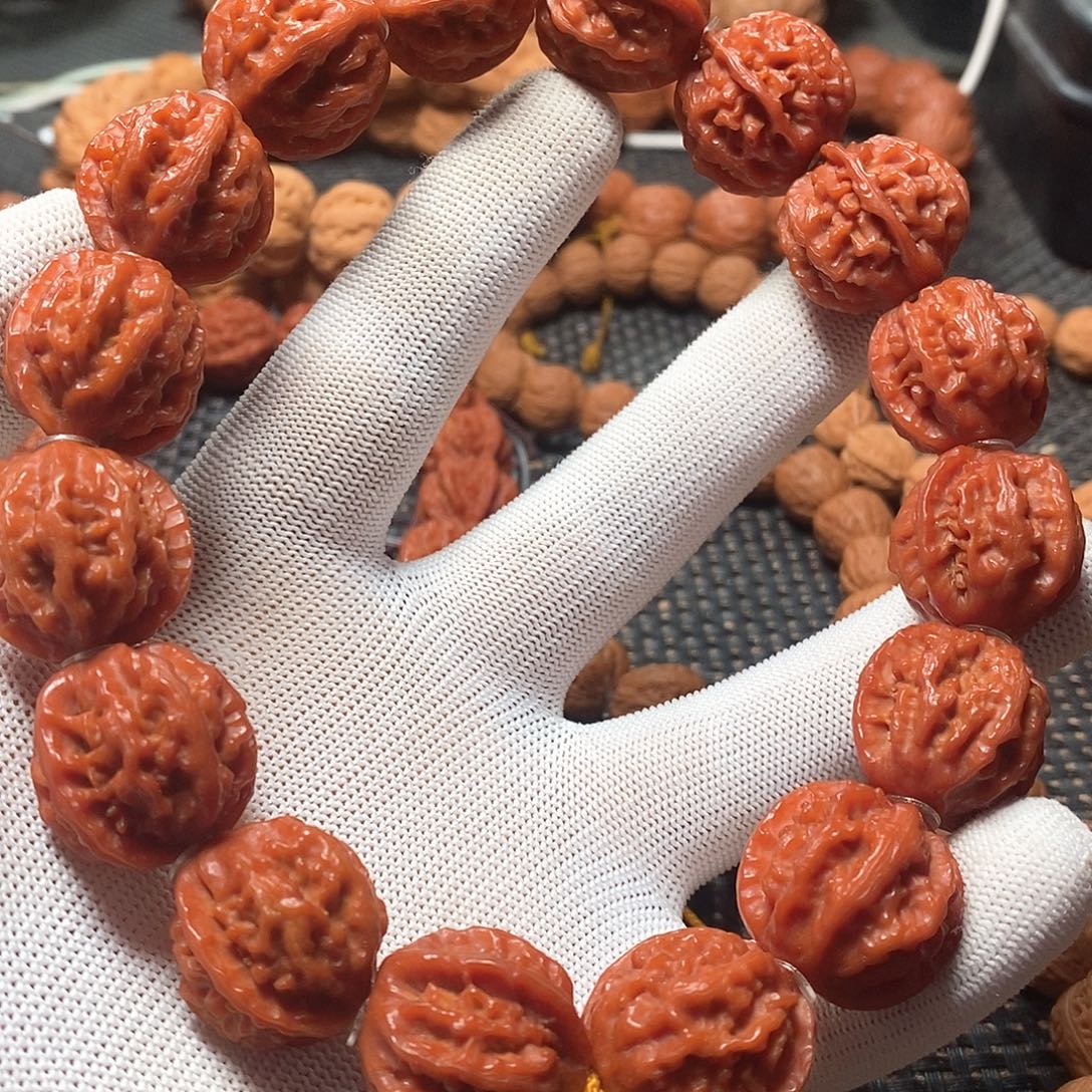手串文玩核桃龙脊八棱手持