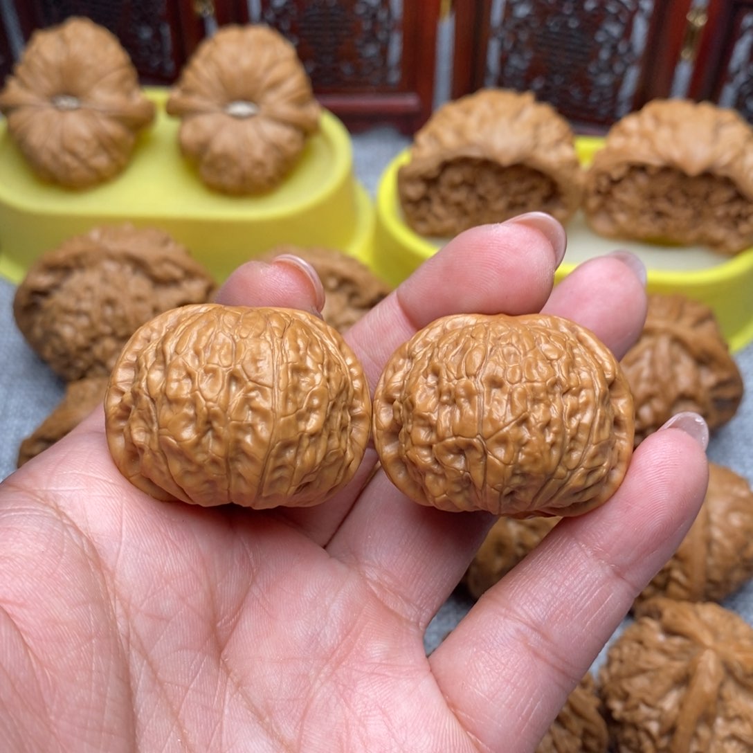 文玩核桃把件乾隆磨35.8