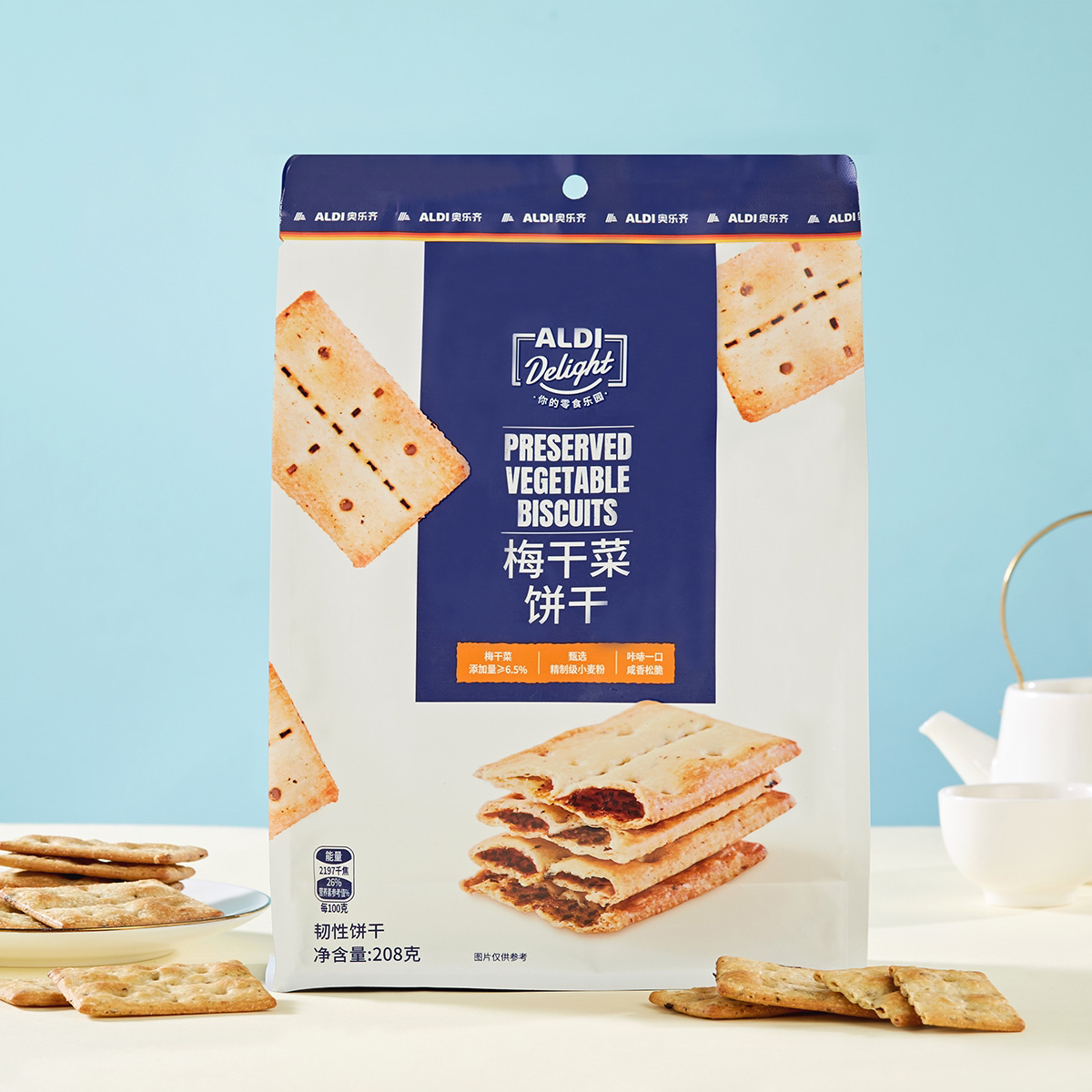 奥乐齐 梅干菜饼干