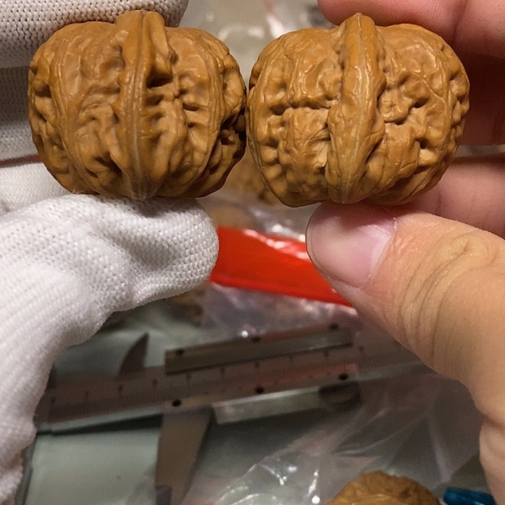 吊坠文玩核桃有黄元宝练手对强迫症勿扰