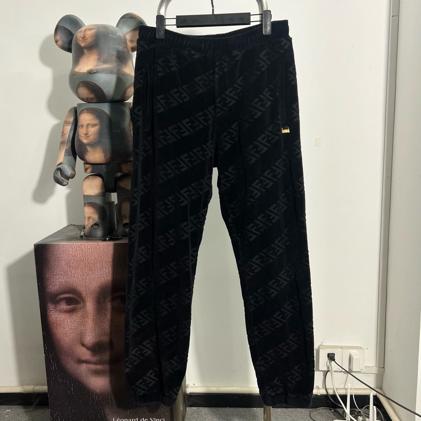 99新 FENDI/芬迪 满印毛巾长裤 x1217尺码：52 裤长104 腰围40