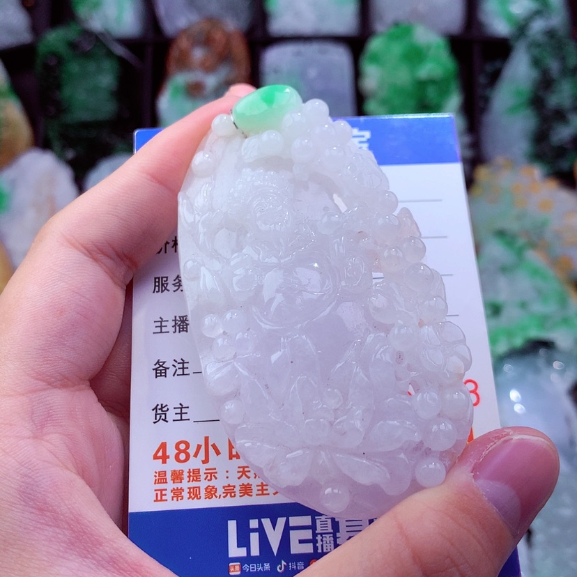 【闪购商品】翡翠颈饰未镶嵌挂件