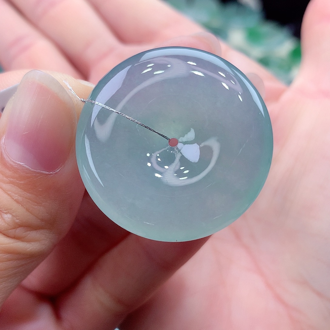 颈饰未镶嵌翡翠编号5尺寸32.8-7.8