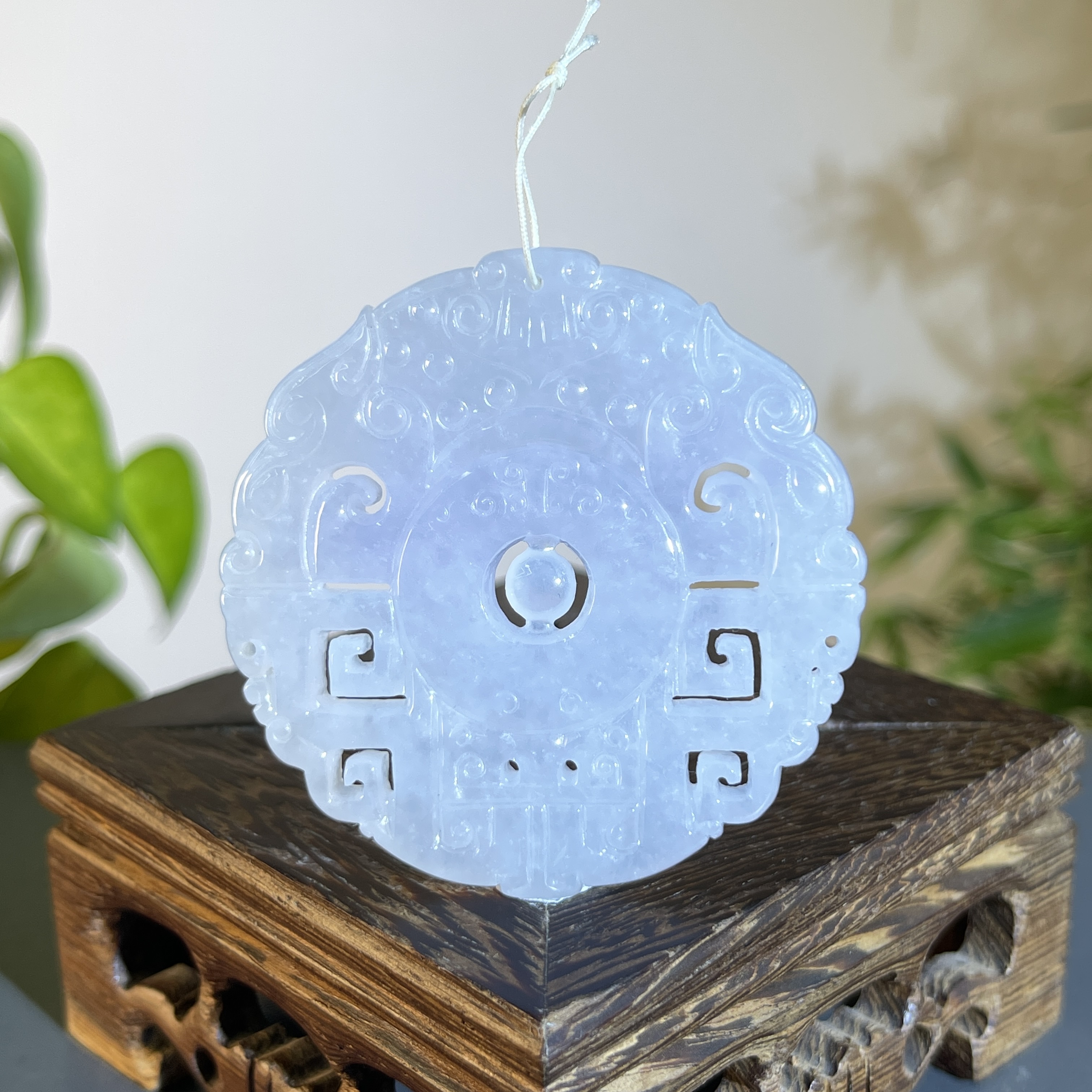 JTW18-138 天然缅甸翡翠A货 仿古牌