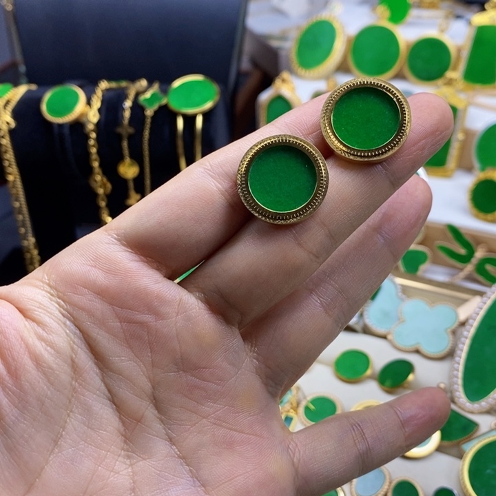 咏***媛钛钢钛钢时尚大圆耳钉