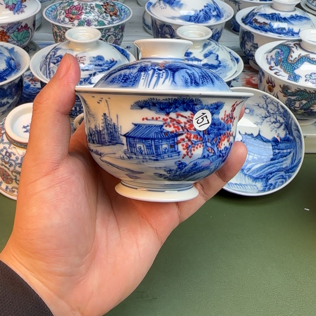 彦祖纯手工手绘茶具157