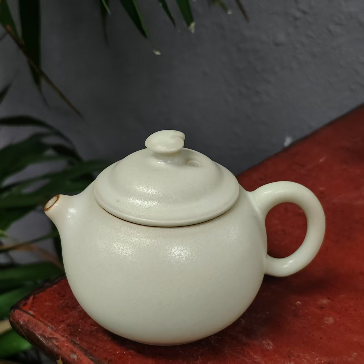 汝窑仿古 灵芝壶 CC8457