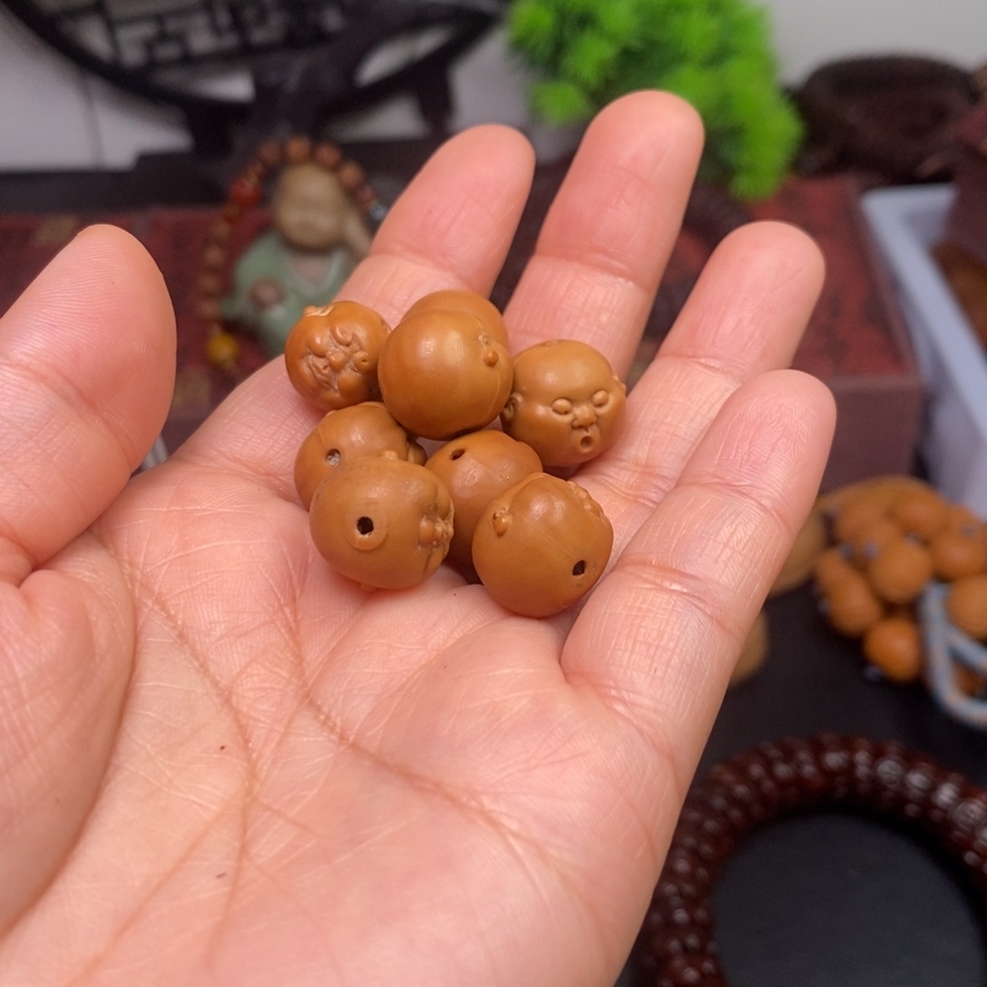 马****猴头核桃吊坠橄榄核桃