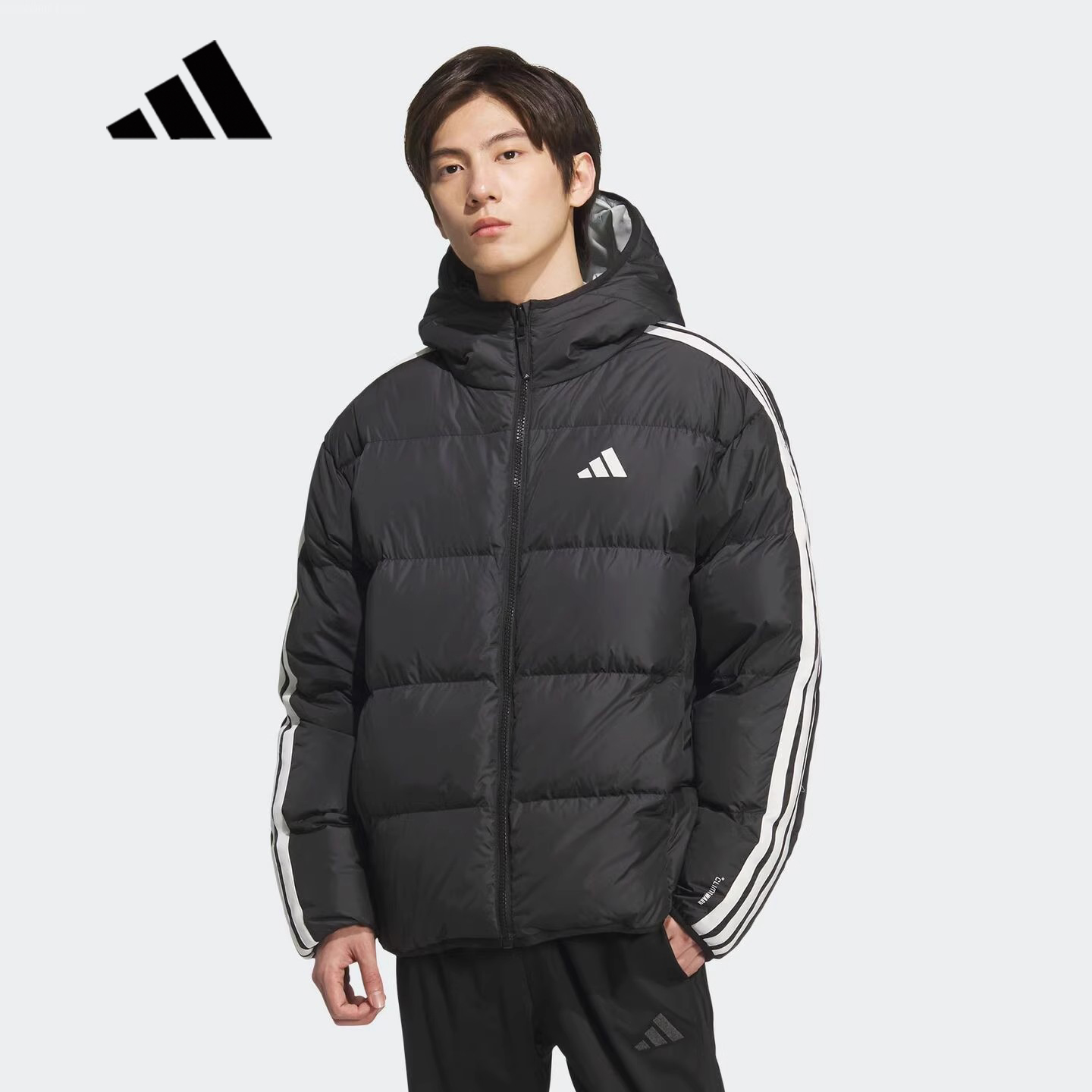 adidas/阿迪达斯正品男子冬季运动休闲双面穿夹克冬季运动羽绒服