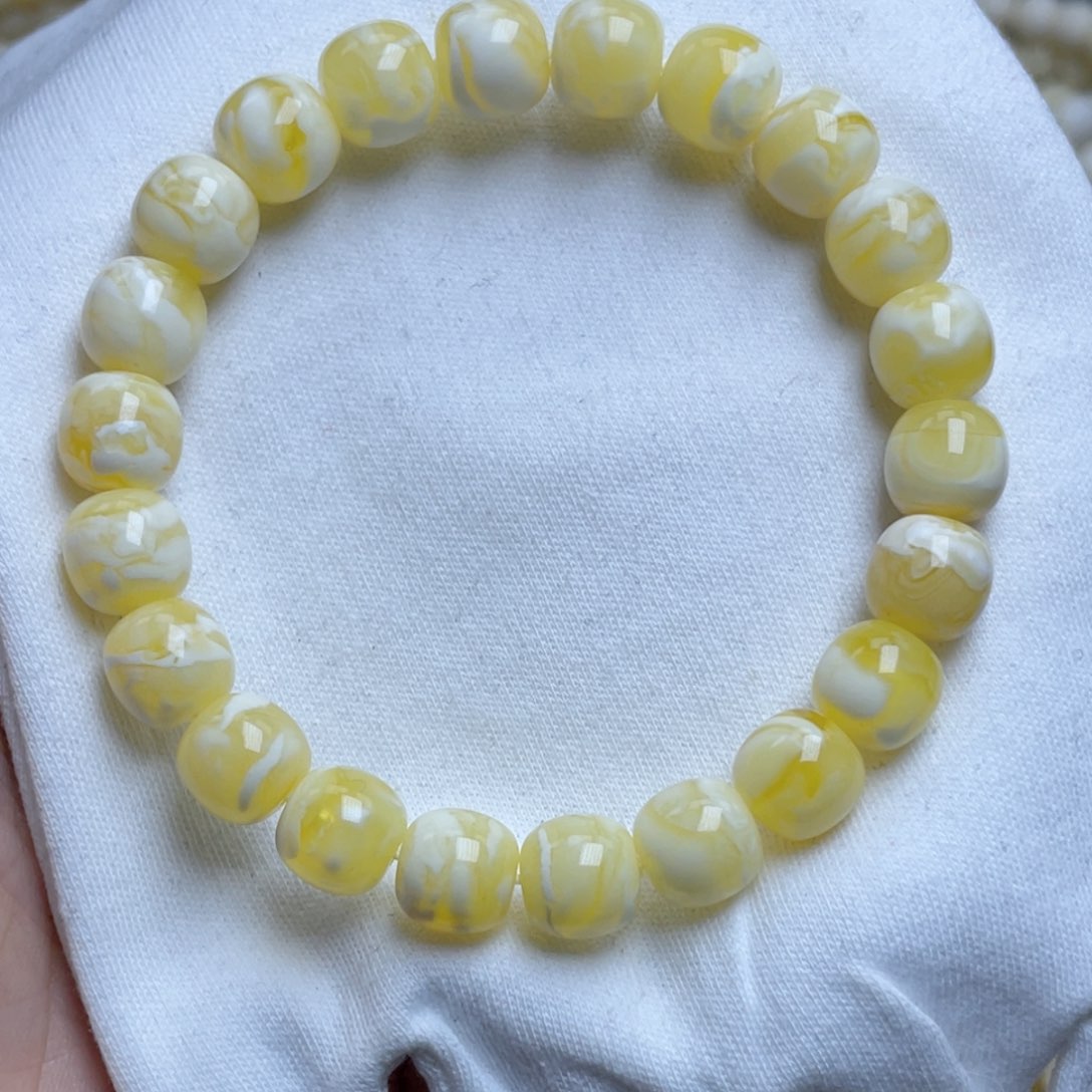 蜜蜡裸石未镶嵌f****n9.5m蜜蜡手串