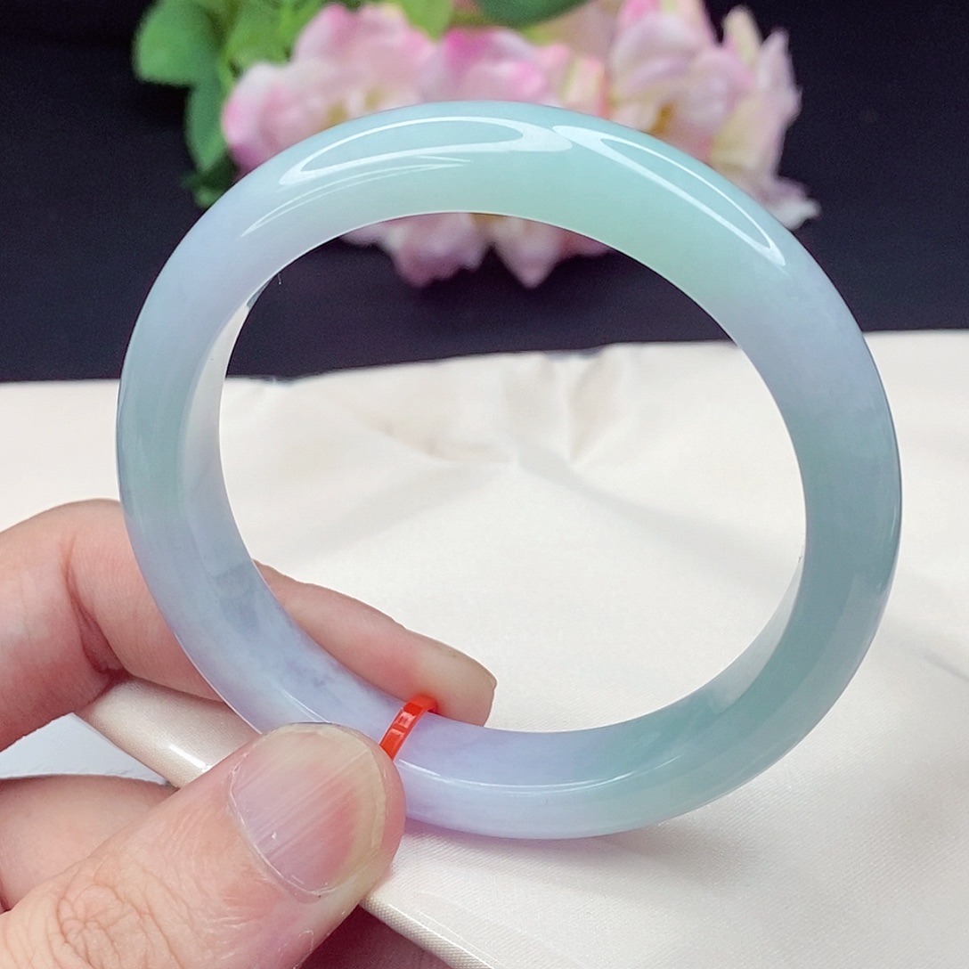 翡翠未镶嵌手镯58.5圈