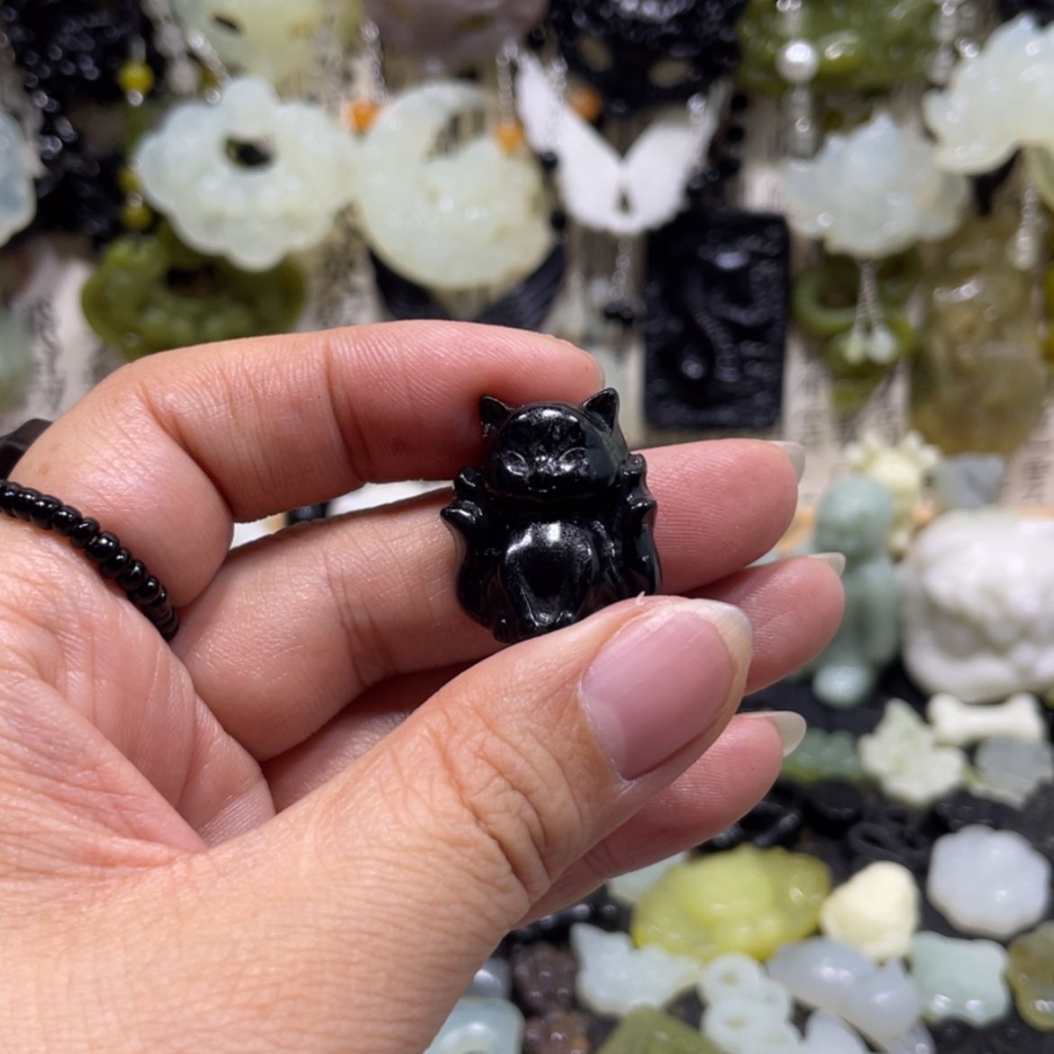 【闪购商品】岫玉颈饰未镶嵌哎***?13吊坠