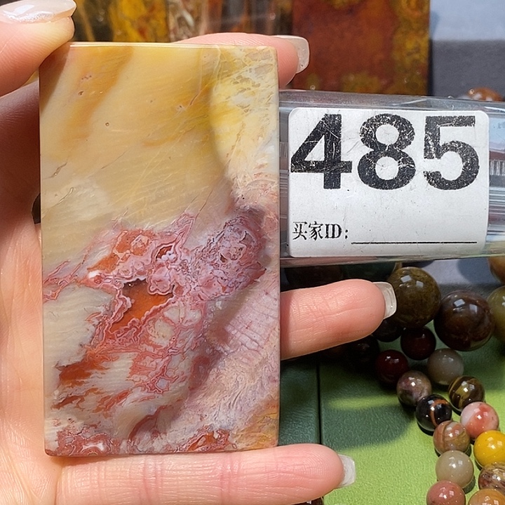 硅化玉未镶嵌天然北票树化玉吊坠