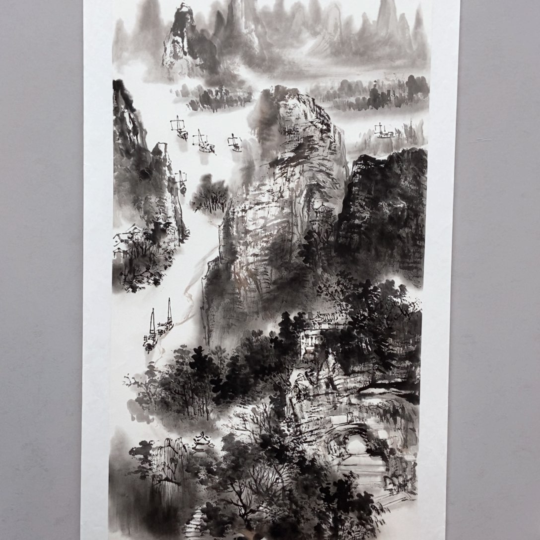 国画黄桂明三尺精品佳作