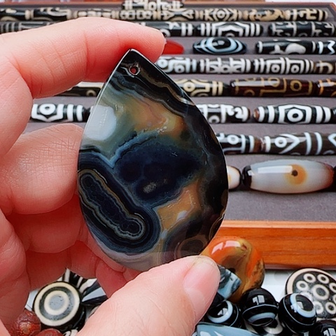 玛瑙/玉髓合金珠宝半成品