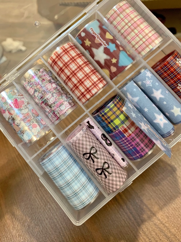 Kusacollection联名猪猪定制转印纸格纹牛仔手绘涂鸦风