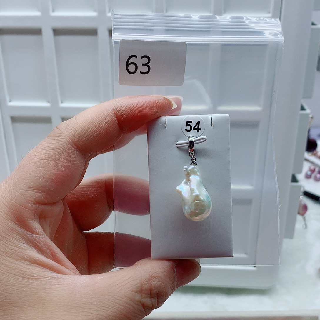 淡水珍珠吊坠(不含链)合金