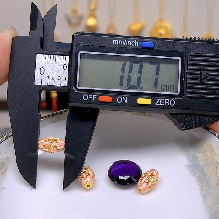 紫晶颈饰银S925镶嵌紫晶925镶嵌52