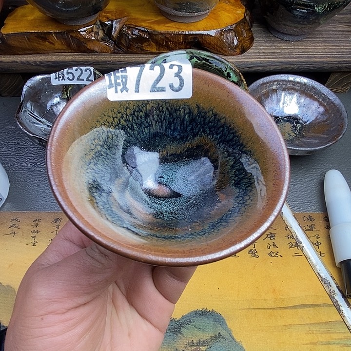 茶盏微瑕建盏主人杯子