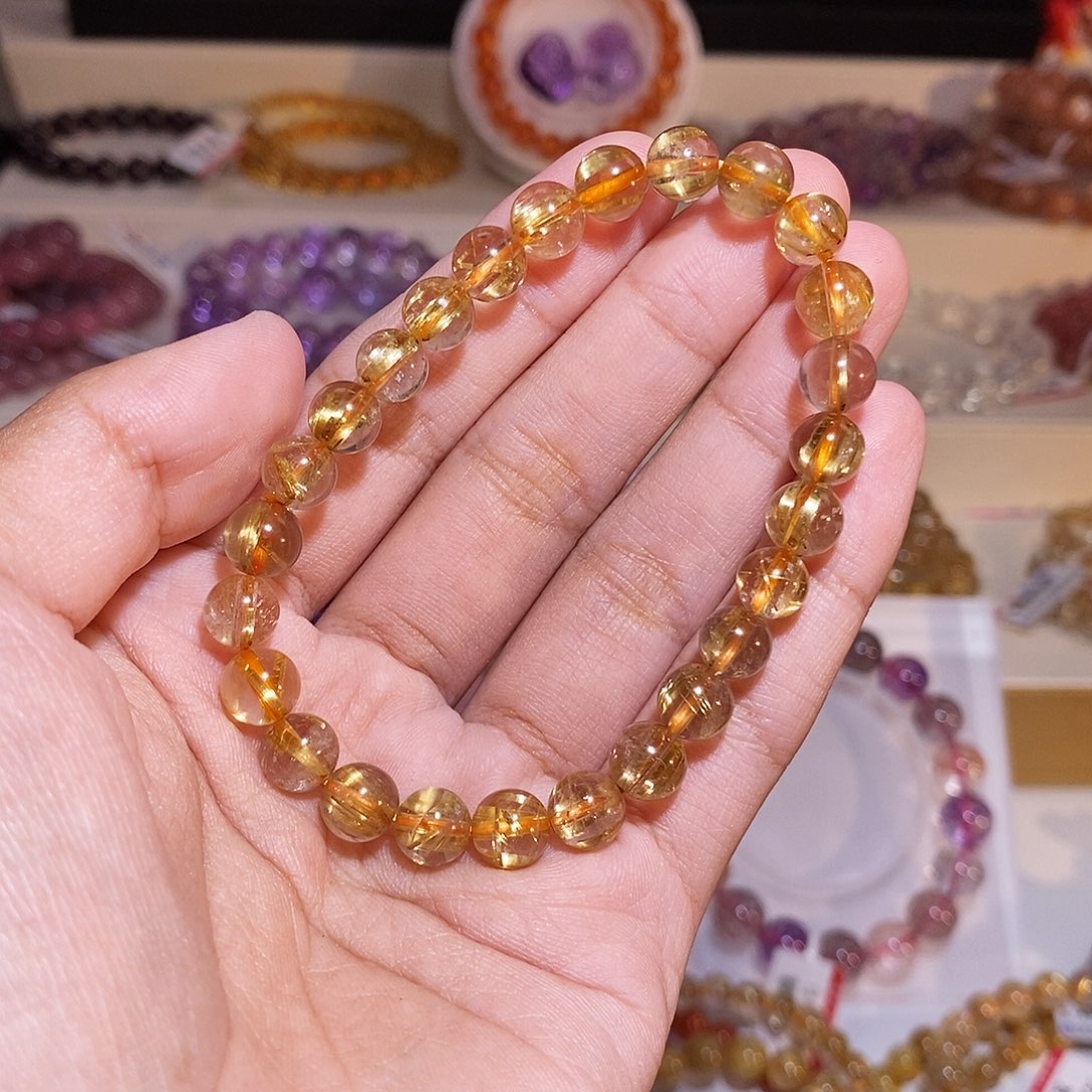【闪购商品】发晶手链未镶嵌Ö*顺发钛晶7mm