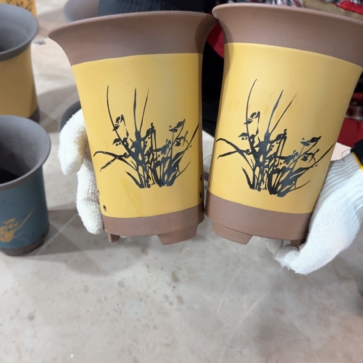 紫砂紫砂花盆口径18/23