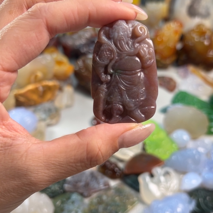 玛瑙/玉髓吊坠(不含链)未镶嵌