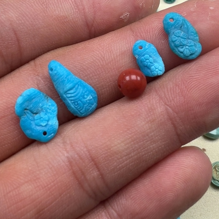 柠***泡南红玛瑙未镶嵌珠宝半成品