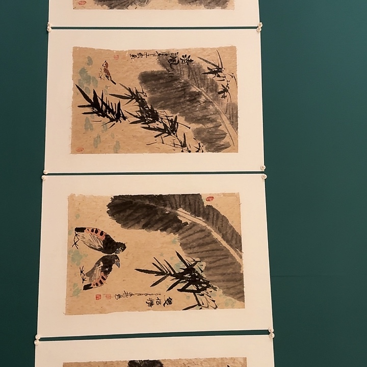 国画溥老师画作画作