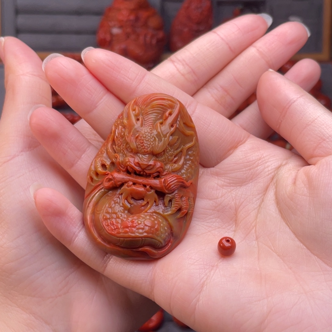 南红玛瑙未镶嵌配饰