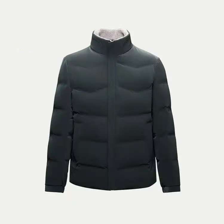 男士短款加厚冬季羽绒服撤柜新款鸭绒中年休闲保暖立领外套男060