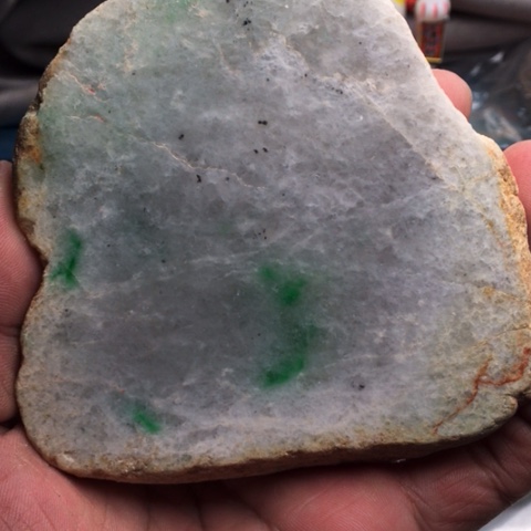 翡翠散珠天然翡翠平安扣可定制