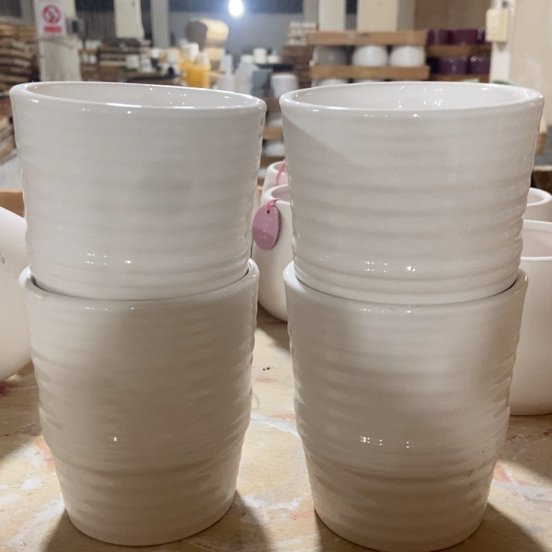 红陶高温陶瓷花盆