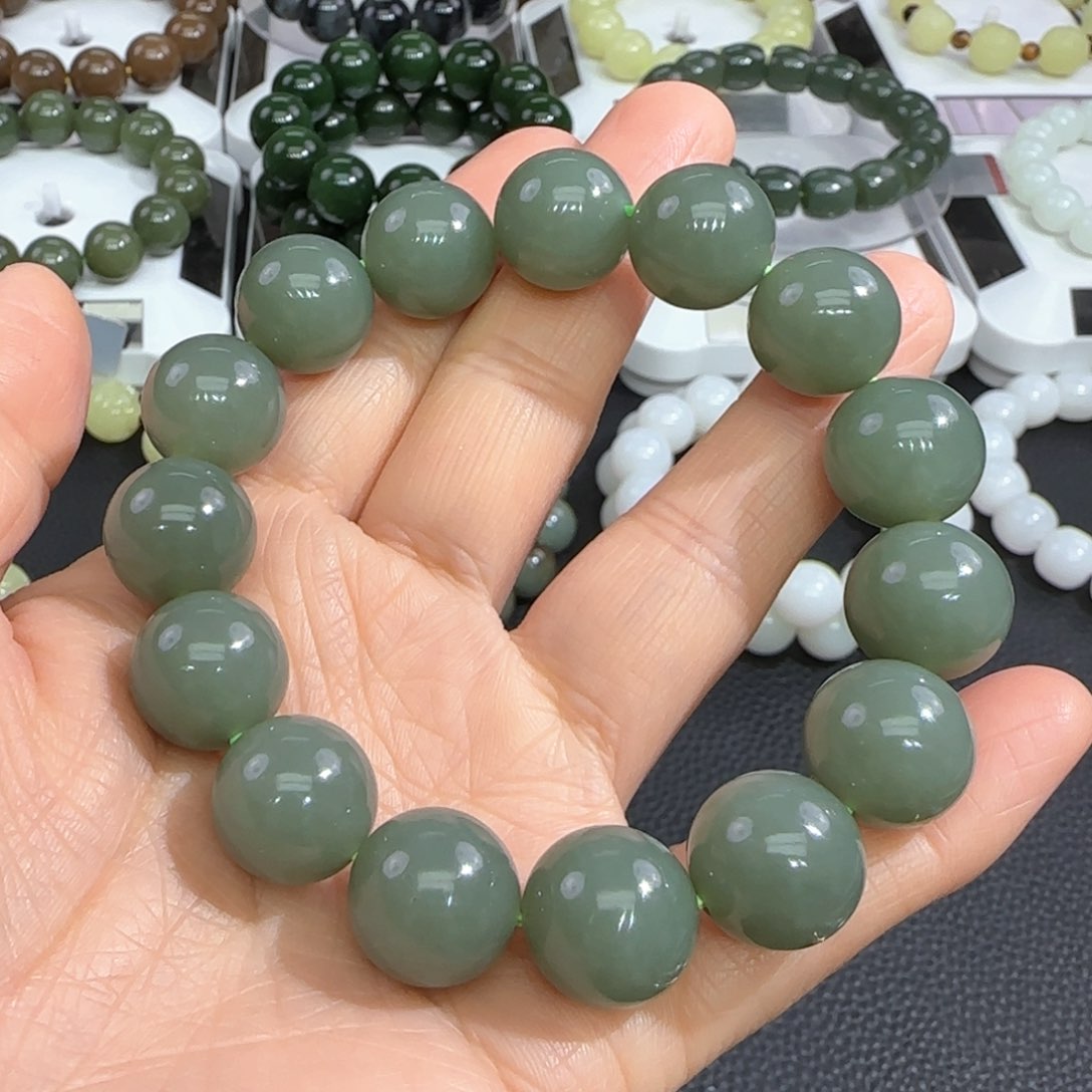 和田玉手链未镶嵌