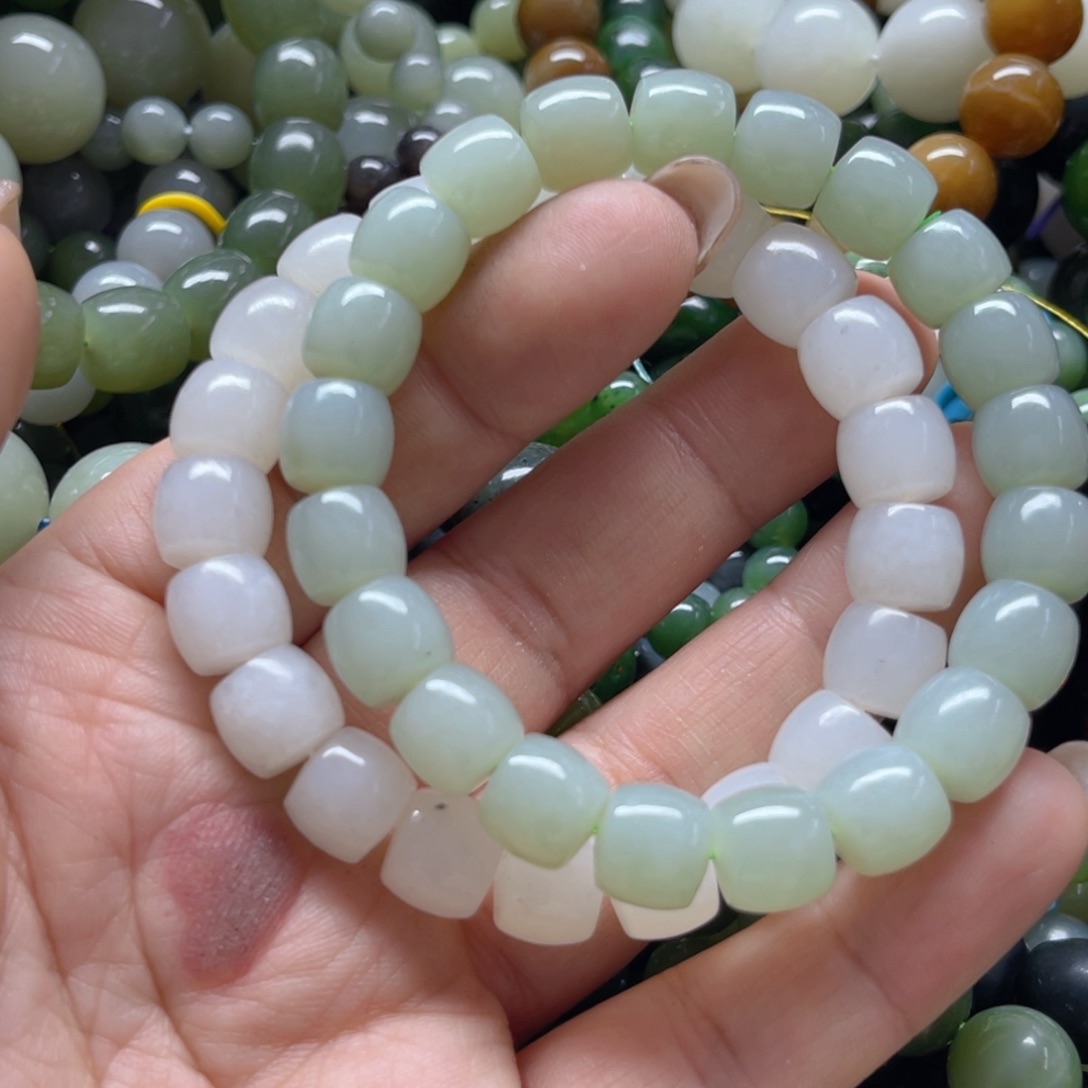 和田玉手链未镶嵌