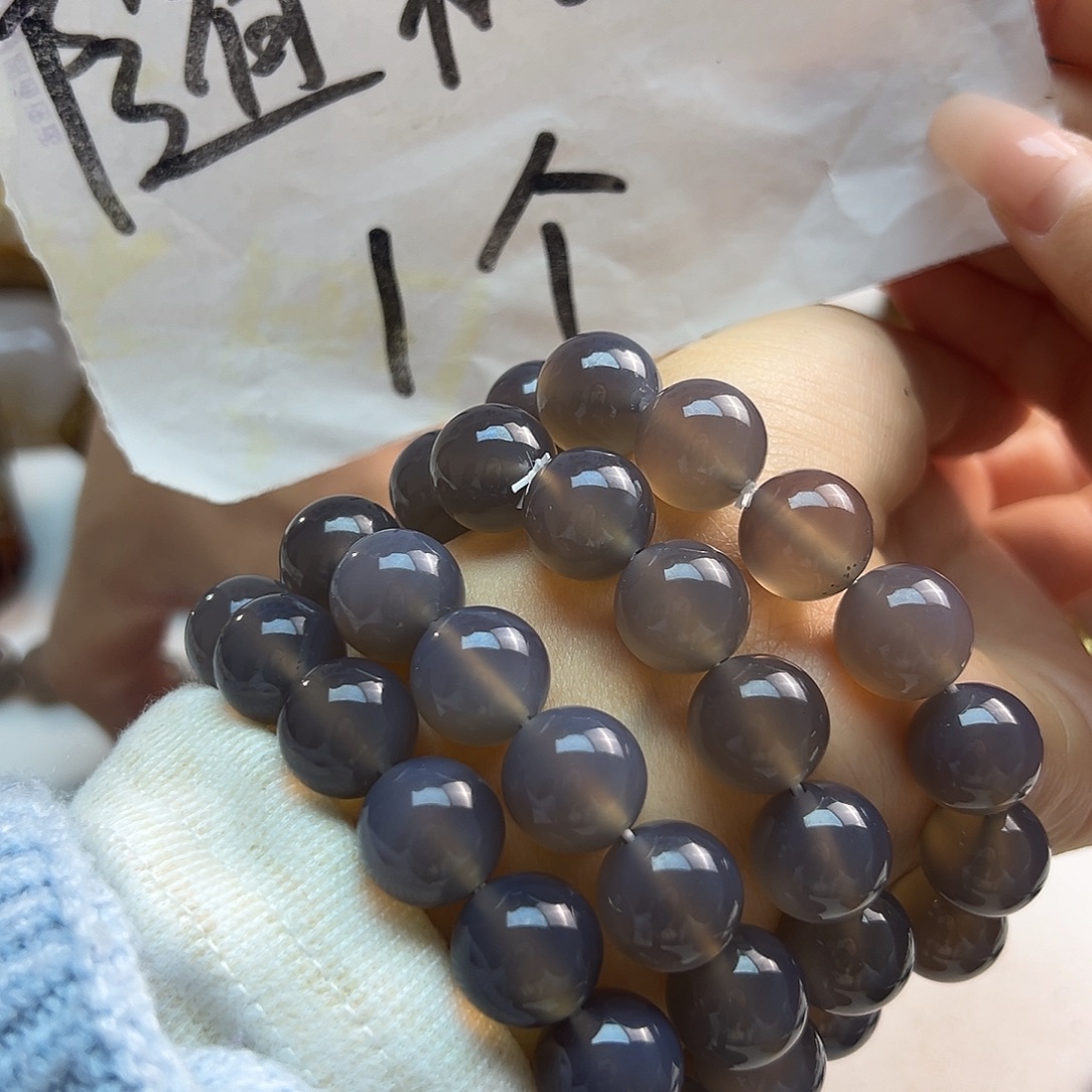 玛瑙/玉髓合金颈饰