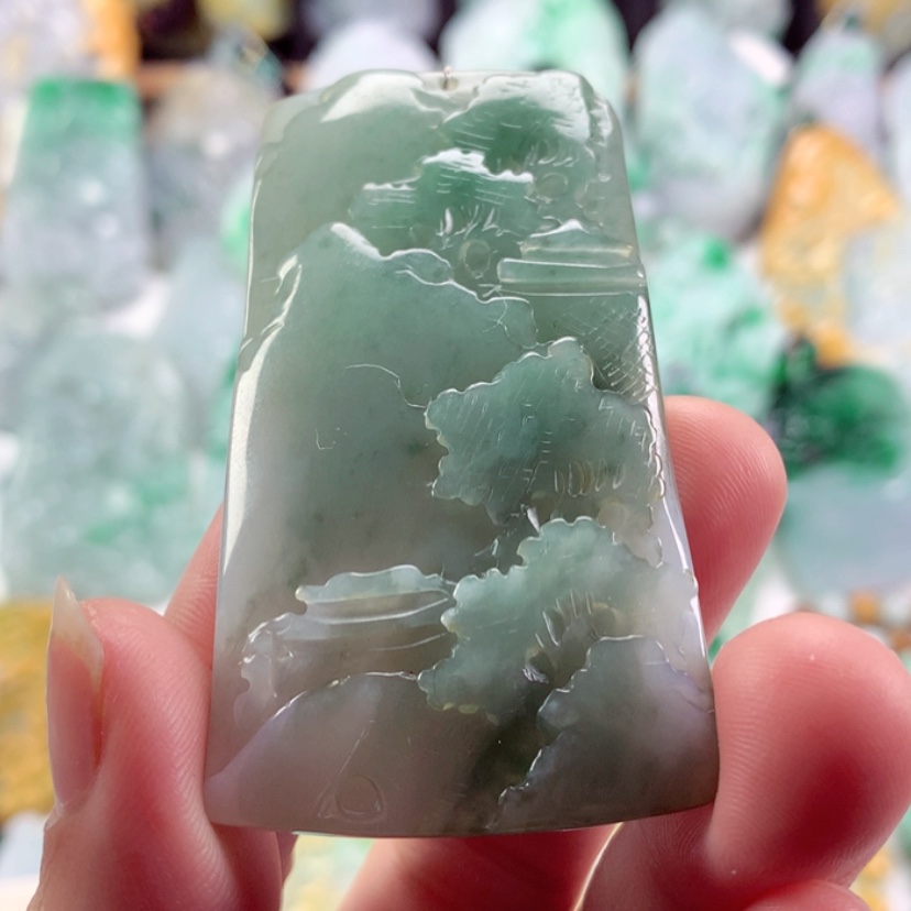 【闪购商品】翡翠吊坠(不含链)未镶嵌