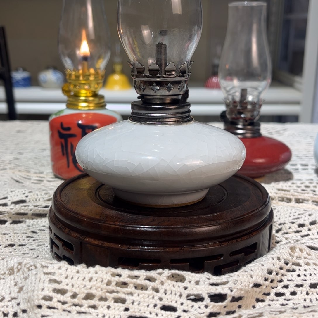 摆件景德镇陶瓷香薰灯