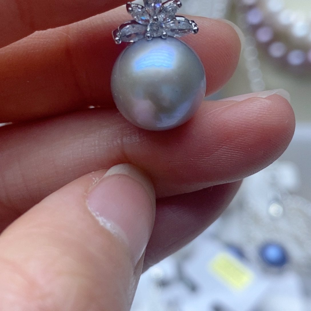 未镶嵌吊坠淡水珍珠